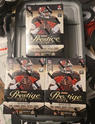 2015 Panini Prestige Football Factory Sealed Blaster Box-EXCLUSIVE JUMBO ROOKIE