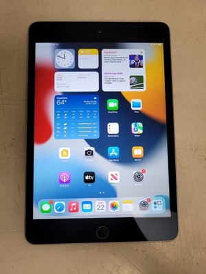 Apple ipad mini 4 space grey 128gb wifi only A1538 unlock F9FWT6CPGHKJ