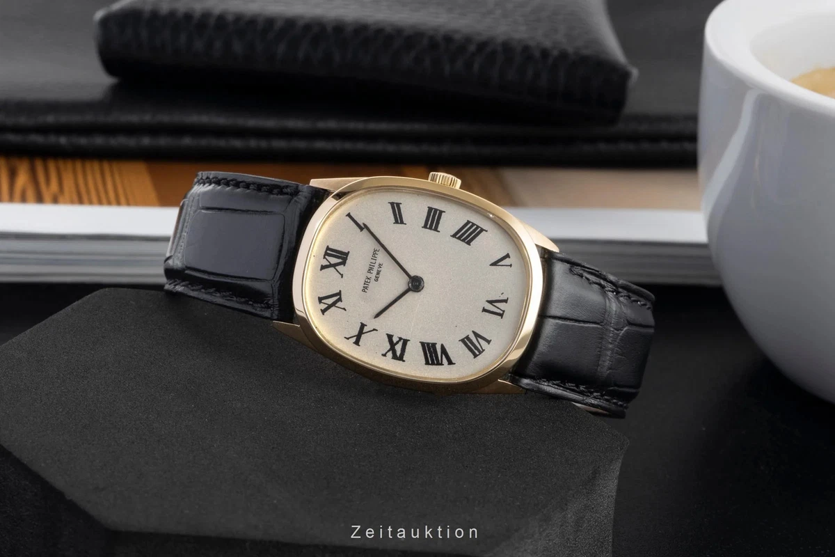 Patek Philippe Ellipse d ́Or 18K (0,750) Oro Cuerda Manual Hombre Ref 3546 Vintage