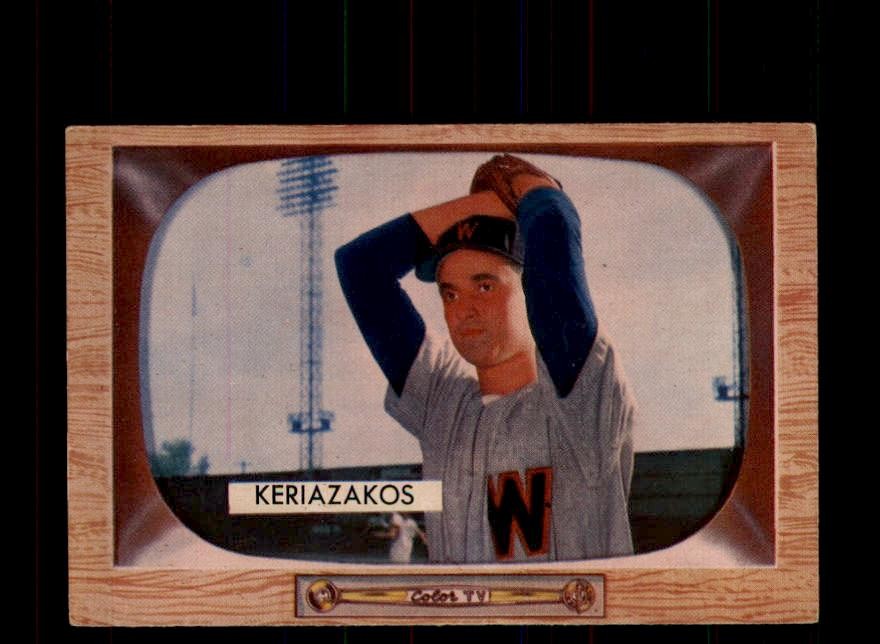 1955 Bowman #14 Gus Keriazakos - ( pk-tl3 )