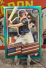 2026 Panini USA Stars & Stripes Levi Leathers GREEN