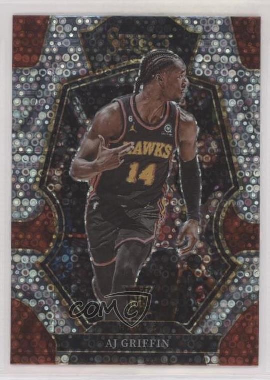 2022-23 Panini Select Premier Level Disco Prizm AJ Griffin #198 5y7