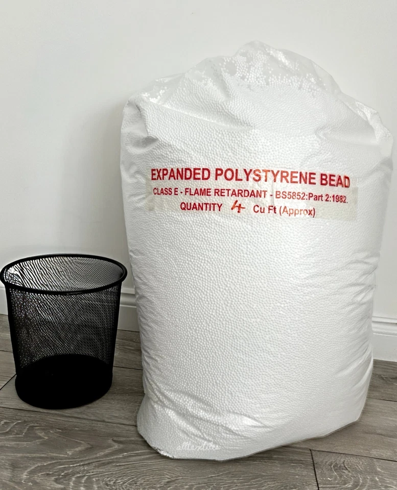 Polystyrene Beans, Beanbag Refill, Filling Top up Filler Booster Beads Bag Balls - Image 4 of 4
