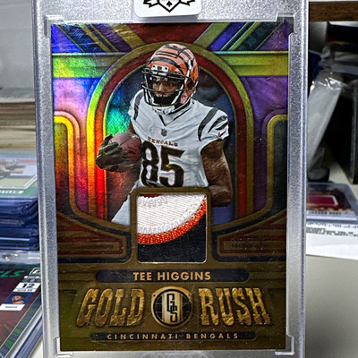 Panini 2023 Gold Standard Gold Rush Tee Higgins Bengals GR-TH Patch #05/24!!!!🔥
