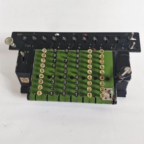 Ludwig Spitz & Co. TIM 1 Antike Kurbel-Rechenmaschine 1920er Jahre