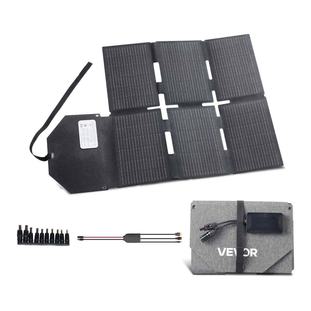 Pannello Solare Portatile Da 50 W, Caricatore Per Pannello Solare Monocristallino Pieghevole Custodia Per Pannello Solare Per Campeggio Escursionism 94215503