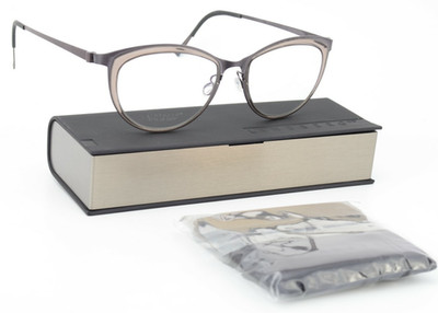 LINDBERG Brille 9716 48-17 135 U14 GR77 Flexibel Strip Titanium Aubergine Lady S
