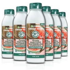 6x Garnier Ultimate Blends Watermelon Hair Food Nourishing Conditioner 350ml 17.76 per litre