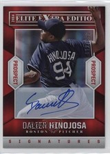 2014 Panini Elite Extra Edition Prospects 612/699 Dalier Hinojosa #89 Auto 1cx3