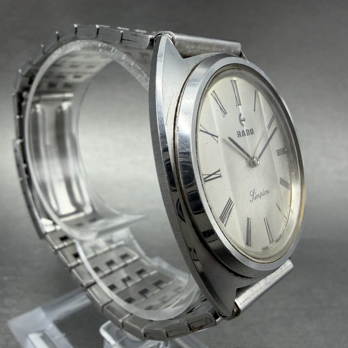シンプロン ラドー RADO 腕時計 手巻き メンズ SIMPLON シルバー 公式