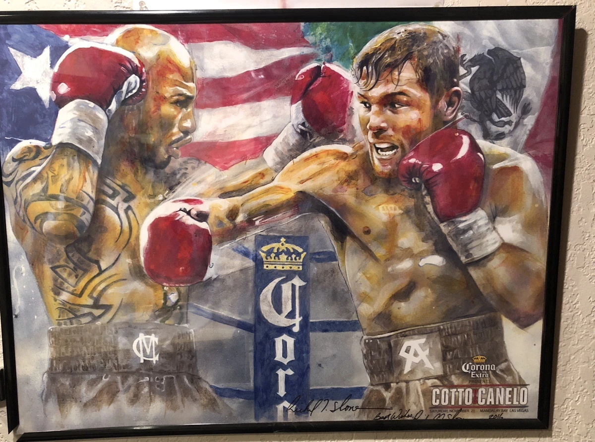 Toile Murale Saul Canelo Alvarez – Impression Art Moderne, Boxe
