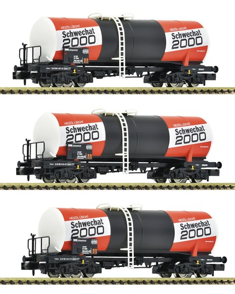 Fleischmann 6660073 Set Kesselwagen (3) Schwechat ÖBB IV 1:160(N) Neu/Ovp-image