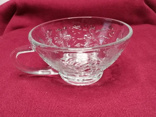 (MULTI QTY) Vintage Princess House Fantasia 2-1/8" Tea Punch Cup #514 Poinsettia