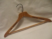 Vintage 18" Wooden Suit Hanger Advertise The FREEDMAN COMPANY LIMITED Co UK