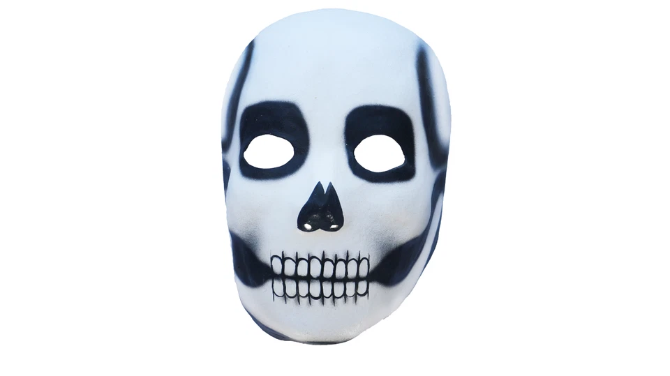 Ghoulish Productions Makeup Skull Latex Face Mask Horror Halloween Cosplay - Image 4 of 4