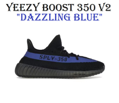Adidas Yeezy Boost 350 V2 Dazzling Blue Size US10 With Box Unworn Pair NEW