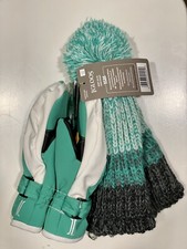 Igloos Kids Ski Mittens With Marled Beanie Size Small/Medium 3M Thinsulate