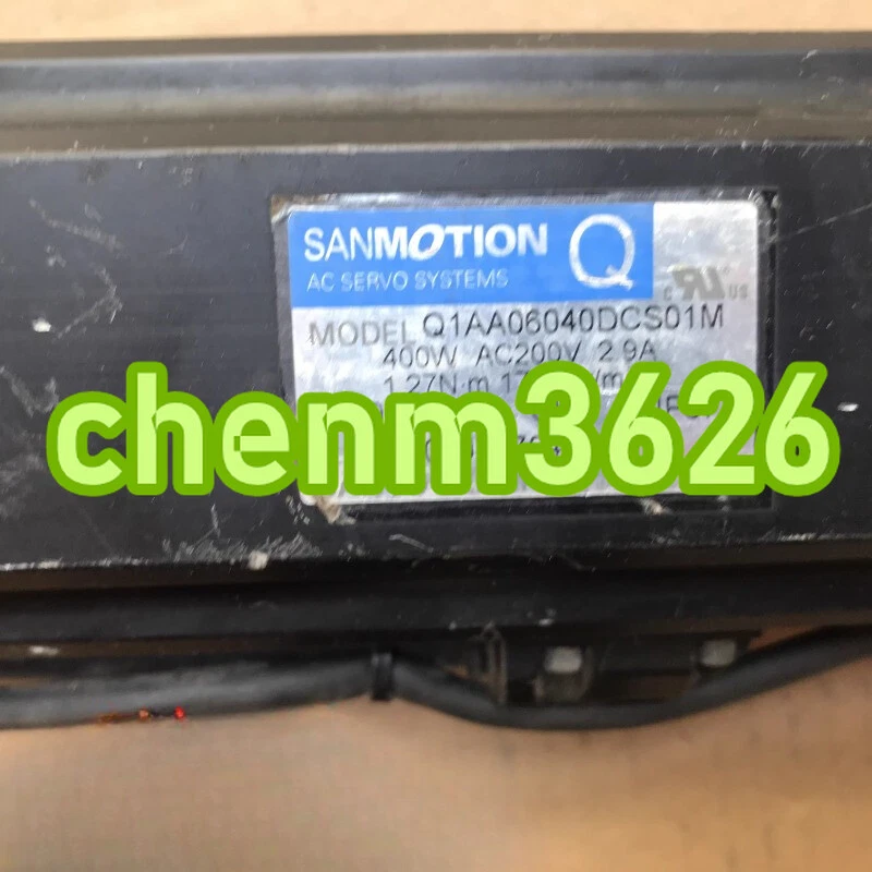 1PC USED Q1AA06040DCS01M servo motor 400W #YY - Image 2 of 4