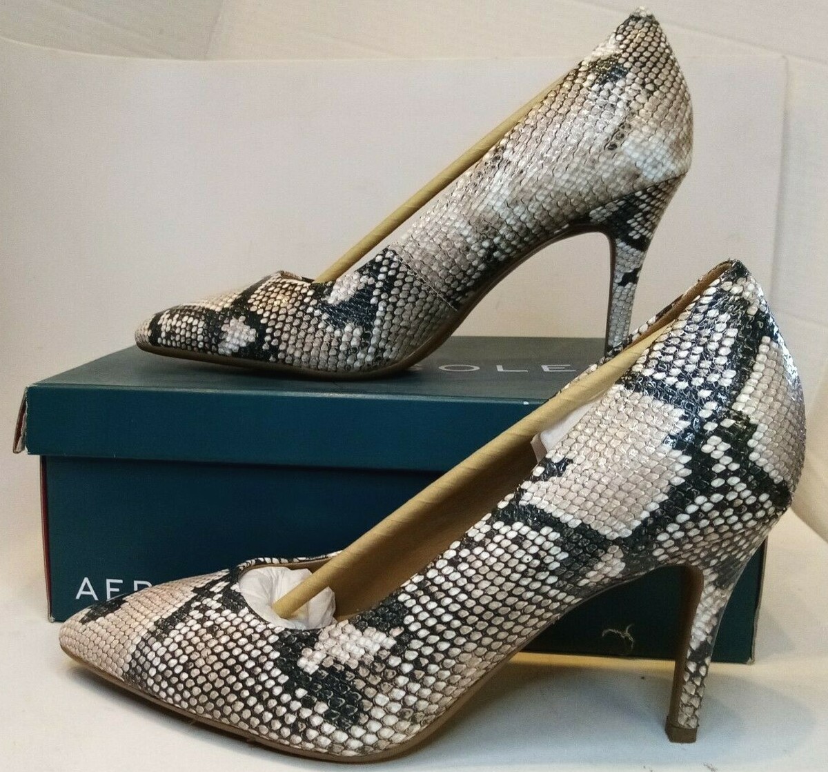 Aerosoles Women's Platinum Deal Breaker Pump,Tan Snake 142, 9M US