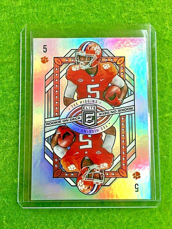 TEE HIGGINS SILVER PRIZM ROOKIE CARD BENGALS RC 2020 Panini Elite ROOKIE ON DECK