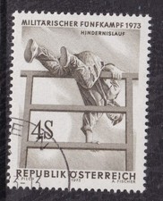 Austria 1973 Military Pentathlon 4s Fine Used SG 1663 VGC