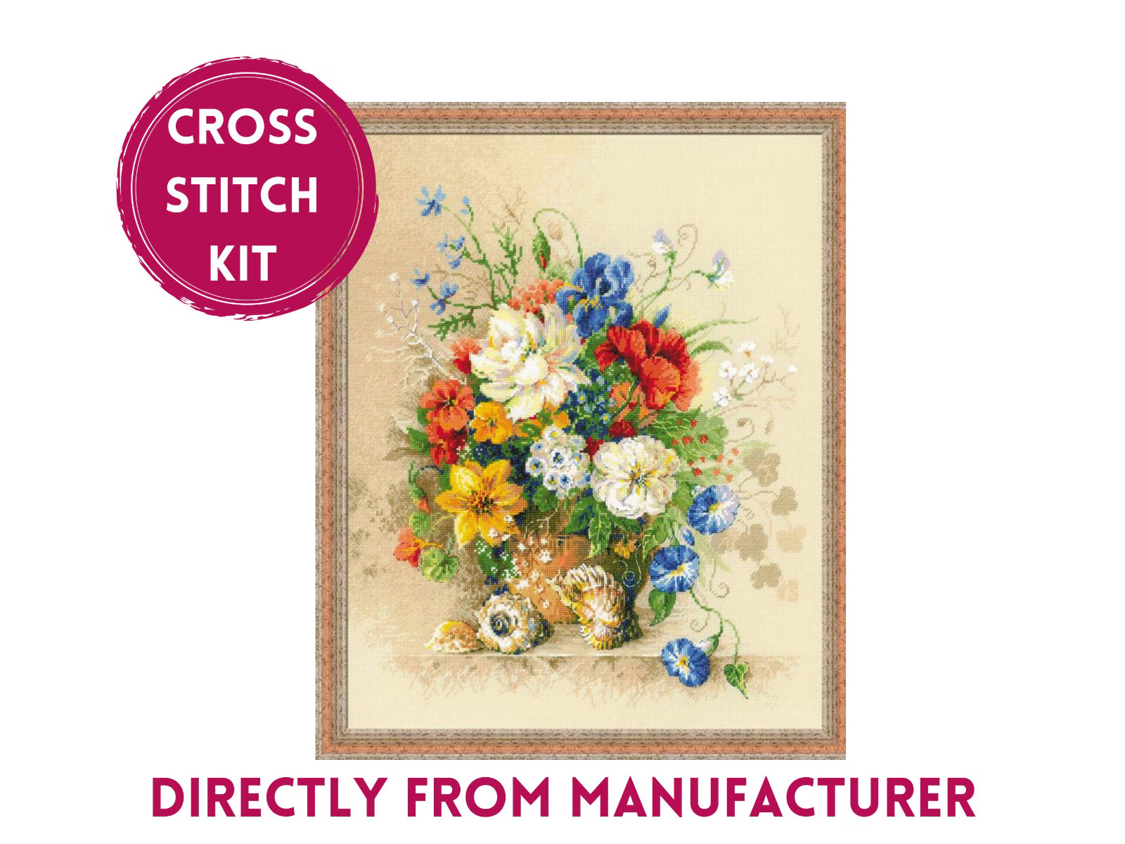Kit 100/042 Flemish Summer- Flower Basket