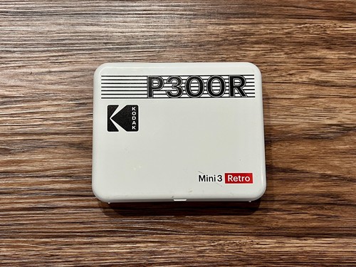 Kodak Mini 3 Retro P300R Portable Photo Printer Only White - Tested Works | eBay