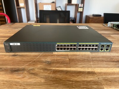 Cisco WS-C2960-24LC-S Catalyst 2960 24-Port Ethernet Switch with 8 PoE Ports
