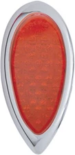 PRO-ONE PERF.MFG. Taillight Tear Drop Red Lens 402060