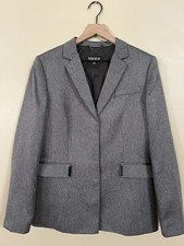 John Meyer Gray /Brown Pocket Blazer Jacket Sz 8