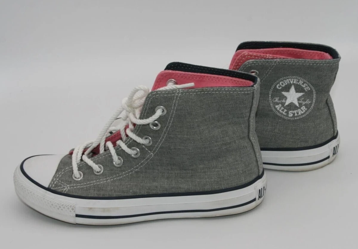 Converse Chuck Taylor High Top Fold Down Tri Colored Grey Sparkle