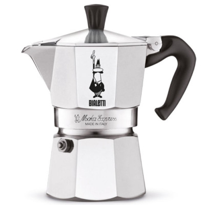 Bialetti, Moka Express 1 Tazza Caffettiera Mokka Coffee Maker Miniexpress