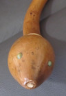 Native American Indian, Indigenous Handmade Wood Gourd Rattle Shaker Horse Hair — photo 2