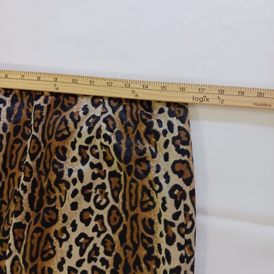 Jaclyn Smith Collection Womens Leopard Print Back Zip & Slit A