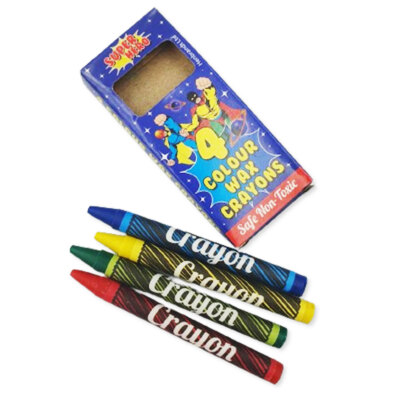 Kindersicher ungiftig - Superhelden Buntstifte | x4er Pack