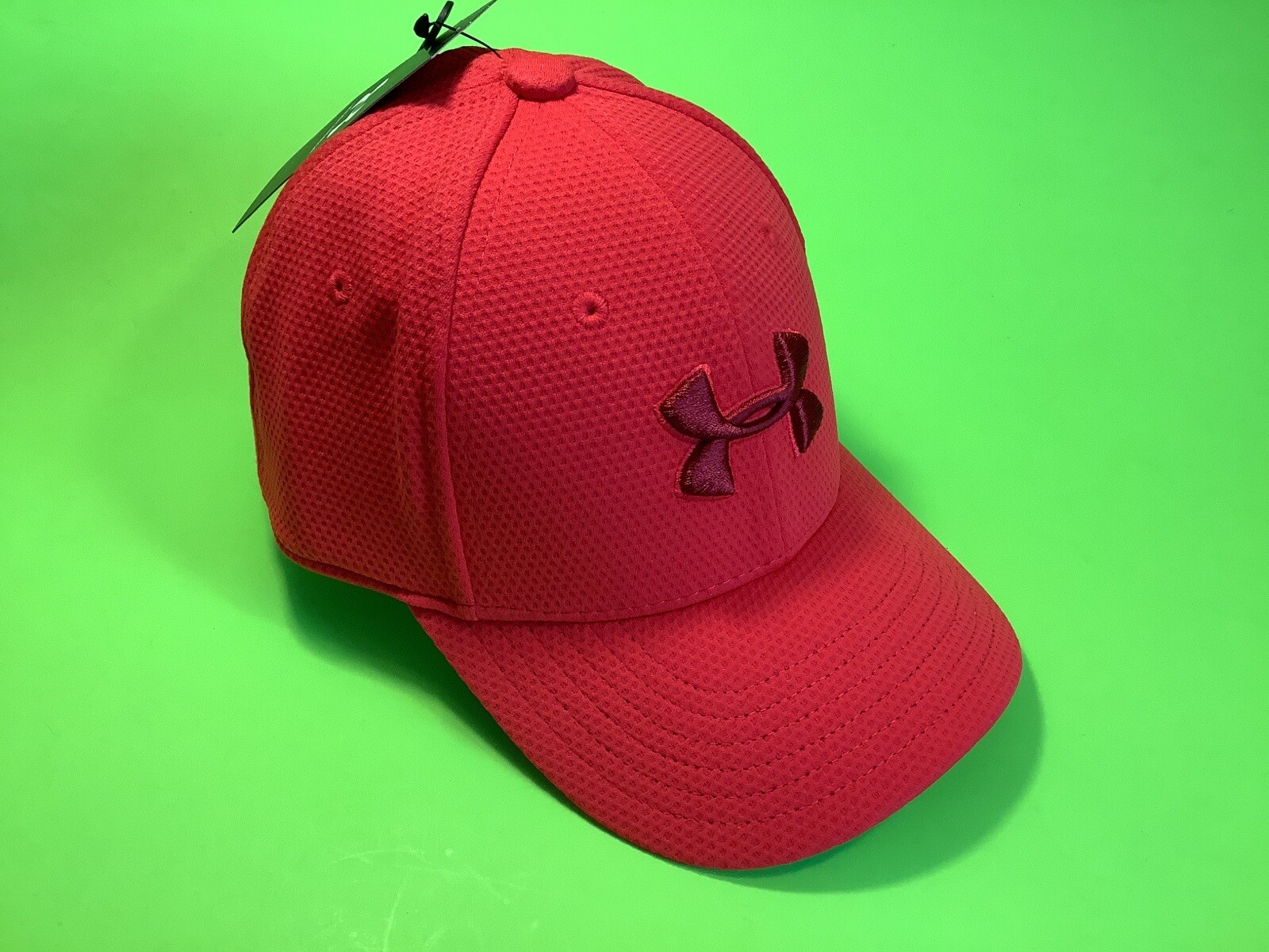 UNDER ARMOUR Men’s UA Classic Fit Hat Size S/M Red w/Dark Red NEW thumbnail 3