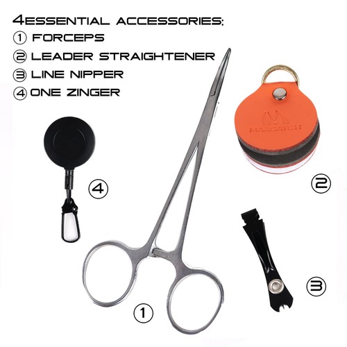 small fish 1/2/3wt fly fishing rod and reel complete combo fly fishing outfit - Photo 8/9