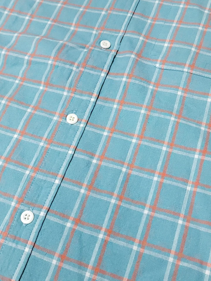 The North Face Mens Check Button Up Dress Shirt XL Light Blue - New w/ Tags NWT - Image 2 of 4