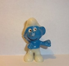 EITELKEITS SCHLUMPF Variante "ERDBEER" E.D.D.S. Schlümpfe 1981 ORIGINAL