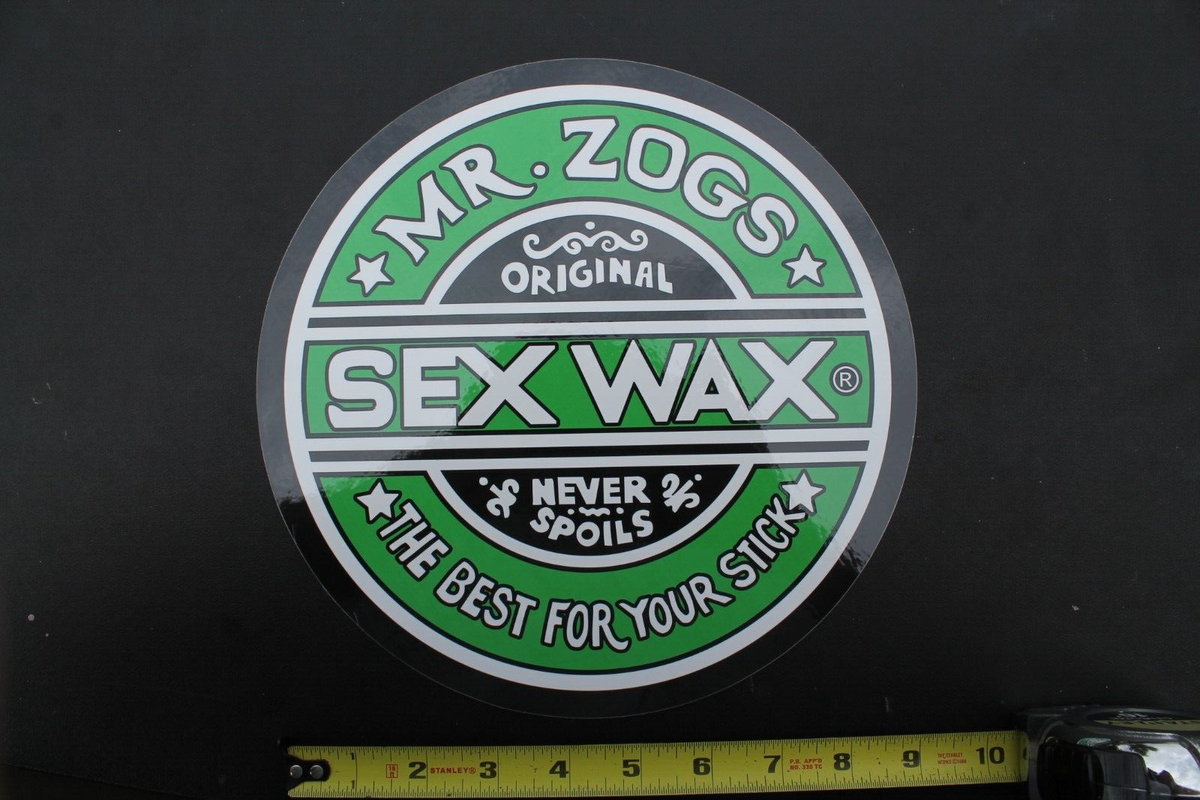 Mr Zog's Sex Wax Surfboard Wax Sexy Green Black SW2 Original