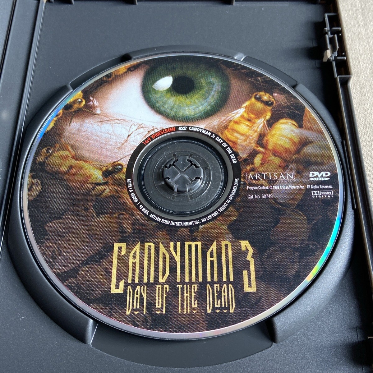 Candyman 3: Day Of The Dead (DVD 1999) W/ Insert Horror Tony