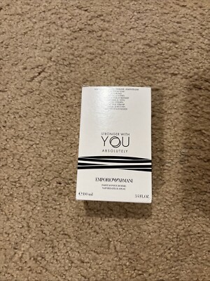 Emporio Armani Stronger With You ABSOLUTELY 3.4oz.Parfum Spray.
