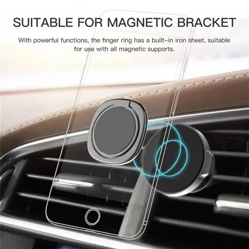 360° Drehbar Handy Smartphone Auto Ring Halter Ultradünn Handyring Fingerhalter - Bild 10 von 27