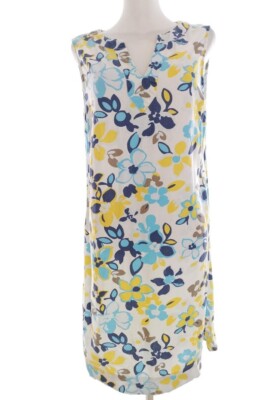 Ladies M&S Linen Mix Midi Dress Cotton Holiday Marks and Spencer 6-24 Summer