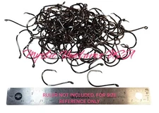 100 Size #4/0 Circle Hooks Black Nickel High Carbon Sport Octopus 2X STRONG FREE