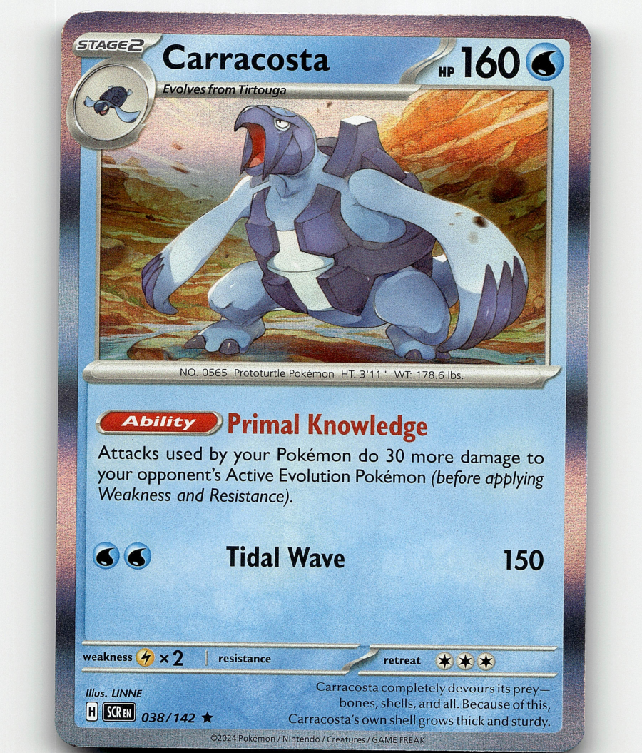 carracosta pokemon card value Carracosta Pokemon • Rare • 038/142 Stellar Crown