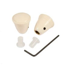 IVORY RADIO KNOB SET WITH TOOL VW BUG BEETLE  GHIA  AND T-3, RESTORATION QUALITY