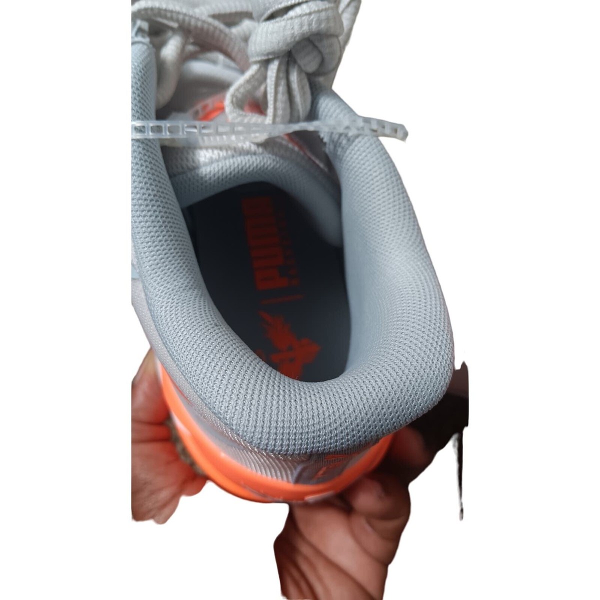 Rare Puma MB.02 Gorangé Promotion Sample Men\'s Size 11 Grey Orange LaMelo Ball Puma MB.02 Gorange Platinum Gray Orange Lamelo Ball 378288  main image 4