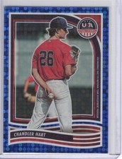 Chandler Hart 2024 Panini Stars & Stripes BLUE Parallel 147/149 Card #199