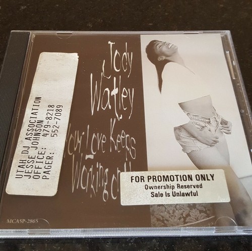 Your Love Keeps Working on Me by Jody Watley Single Promo CD '93 Funk Soul NM